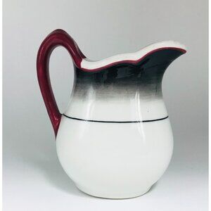Vintage Mayer China Cream Pitcher Creamer Restaurant Ware Hand Painted USA 4"